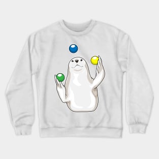 Seal Juggler Juggle Crewneck Sweatshirt